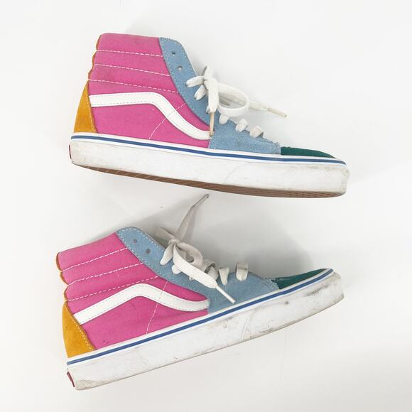 VANS SK8-Hi Colorblock High Top Skate Shoes - Picture 3 of 9
